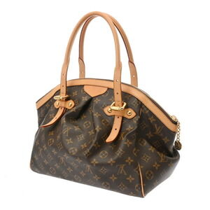 Louis Vuitton Monogram Tivoli Handbag Brown Canvas